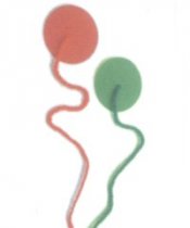 Wind Tell Tales; Segel-Trimmfäden-Set selbstklebend (4x rot 4x g