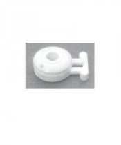 Minax Schnellverschluss Oberteil aus weissen Kunststoff