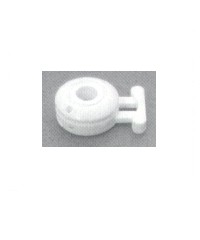 Minax Schnellverschluss Oberteil aus weissen Kunststoff