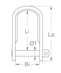 Schäkel 24 x 16