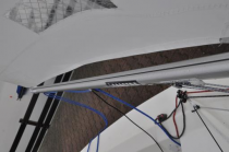 Splash Blue Segel mit Segelsack,Latten und Nummern